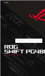 Asus ROG SWIFT PG48UQ Kullanıcı Kılavuzu