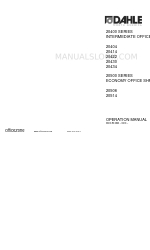 Dahle 20422 Operation Manual