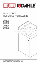 Dahle Novus 20396 운영 매뉴얼