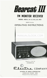 Electra Bearcat BC3-L/U Operating Instructions Manual