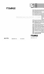 Dahle 848 Operating Instructions Manual