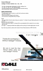 Dahle Vantage 15E ユーザーマニュアル