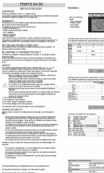 Electrex FEMTO D4 DC Manuale di installazione