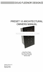 Doug Fleenor Design Preset 10 Architectural Benutzerhandbuch