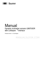 Baumer GIM700DR Manuale