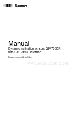 Baumer GIM700DR Manuale