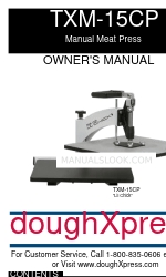 dough Xpress TXM-15CP Lil Chick Manual del usuario