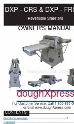 dough Xpress DXP-CRS Manual del usuario