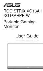 Asus XG16AHPE-W Manual del usuario