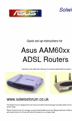 Asus AAM60VI Quick Setup Instructions Manual