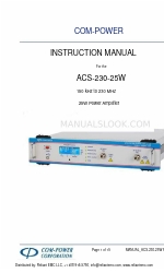 Com-Power ACS-230-25W Instrukcja obsługi