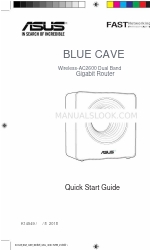 Asus BLUE CAVE AC2600 Skrócona instrukcja obsługi