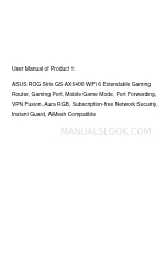 Asus ROG Strix GS-AX5400 Quick Start Manual