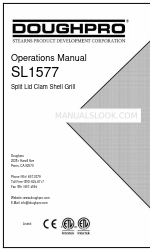 Doughpro SL1577 Manual de instrucciones