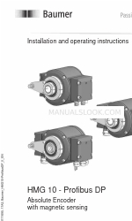 Baumer HMG 10-Profibus DP Series Instrukcja instalacji i obsługi