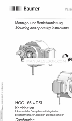 Baumer HOG 165 + DSL Instrukcja montażu i obsługi