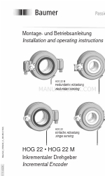 Baumer HOG 22 Installation And Operating Instructions Manual