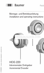 Baumer HOG 220 Instrukcja instalacji i obsługi