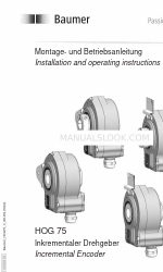 Baumer HOG 75 Instrukcja instalacji i obsługi