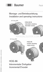 Baumer HOG 86 Instrukcja instalacji i obsługi