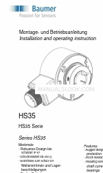 Baumer HS35 Series Installations- und Betriebsanleitung