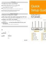 Asus TUF-AX4200 Handleiding voor snelle installatie