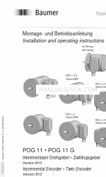 Baumer HUBER BERLIN POG 11.2 G Manuale di installazione e istruzioni per l'uso