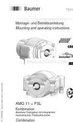 Baumer HUBNER BERLIN AMG 11 FSL Mounting And Operating Instructions