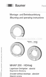 Baumer Hubner Berlin HDmag MHAP 200 Инструкции по монтажу и эксплуатации