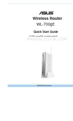 Asus WL-700GE - Wireless Router Quick Start Manual