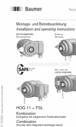 Baumer HUBNER BERLIN HOG 11 Manual de instrucciones de instalación y funcionamiento