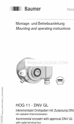 Baumer HUBNER BERLIN HOG 11 - DNV GL Istruzioni per il montaggio e il funzionamento