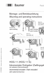 Baumer HUBNER BERLIN HOG 11 G Instruções de montagem e de utilização