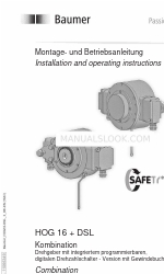 Baumer Hubner Berlin HOG 16 + DSL.E Instrukcja instalacji i obsługi