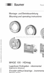 Baumer HUBNER BERLIN MHGE 100-HDmag Instructions de montage et d'utilisation