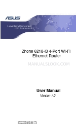 Asus Zhone 6218-i3 User Manual