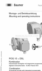 Baumer HUBNER BERLIN POG 10 + DSL Instrucciones de montaje y funcionamiento