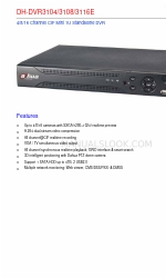 Dahua DH-DVR3104 Руководство