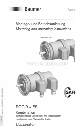 Baumer Hubner Berlin POG 9 + FSL Інструкція з монтажу та експлуатації