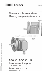 Baumer Hubner Berlin POG 90 N Series Montage- und Betriebsanleitung