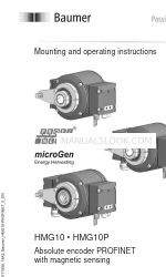 Baumer HUBNER BERLIN PROFI NET microGen HMG10P Instructions de montage et d'utilisation