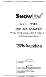 Douglas Dynamics SnowEx 6800 Kurulum Talimatları Kılavuzu