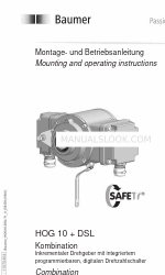 Baumer Hubner HOG 10 + DSL Montage- und Betriebsanleitung