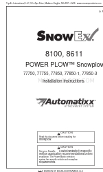 Douglas Dynamics SnowEx Power Plow 8611 Installation Instructions Manual