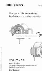 Baumer Hubner HOG 165 + DSL Руководство по установке и эксплуатации