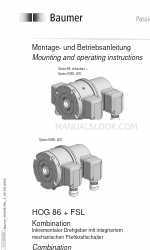 Baumer Hubner HOG 86+FSL Instrukcja montażu i obsługi