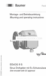 Baumer HUBNER Low Harmonics EExOG 9 S Instruções de montagem e de utilização