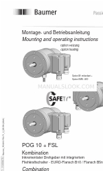 Baumer Hubner POG 10 + FSL Petunjuk Pemasangan dan Pengoperasian