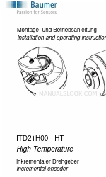 Baumer ITD21H00-HT Instruksi Instalasi dan Pengoperasian