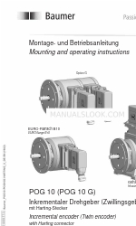 Baumer POG 10 Mounting And Operating Instructions